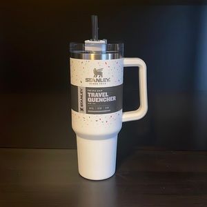 Stanley 40oz. Travel Quencher for Target; white with terrazzo pattern